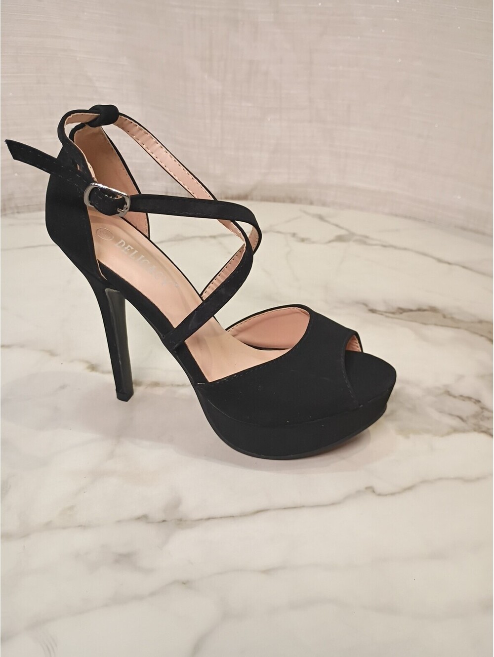 Delicacy heels Open Toe Heels Size 6